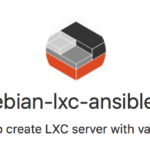 LXC en Debian con Ansible